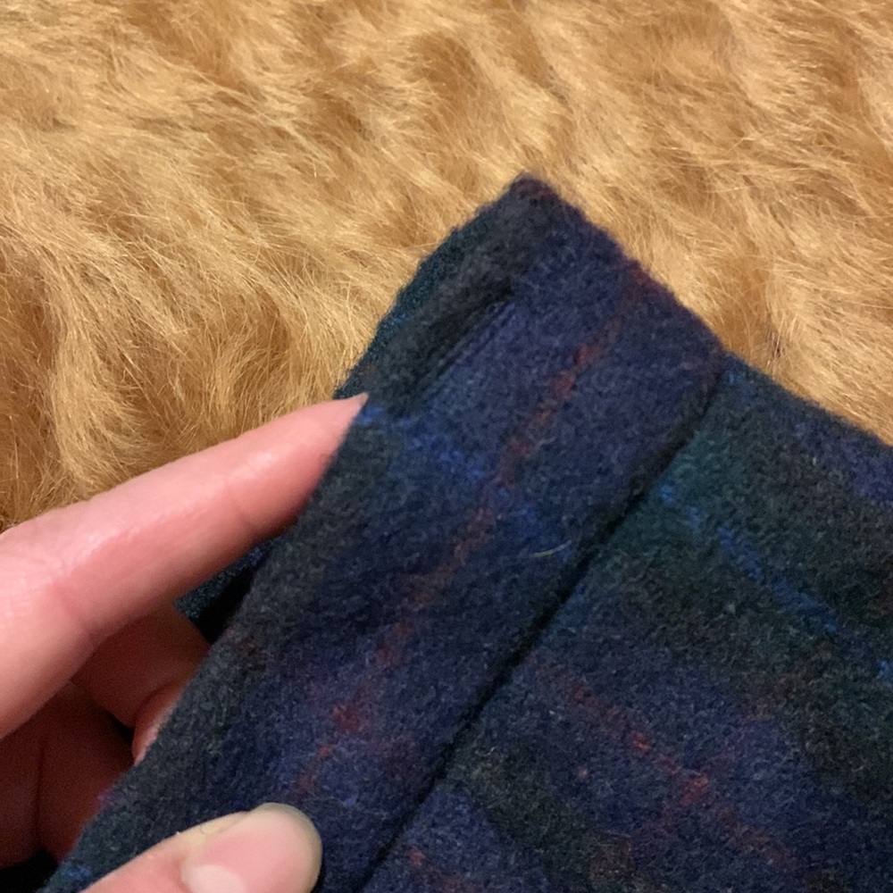 Ralph Lauren Navy and Green Plaid Maxi Skirt - Picture 12 of 16